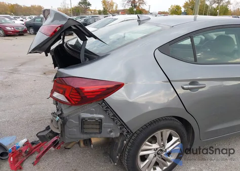 2019 Hyundai Elantra Sel из США, поврежденный, VIN KMHD84LF9KU750893